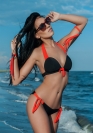 Luxxa Biancheria REGGISENO (nero/arancione) 1